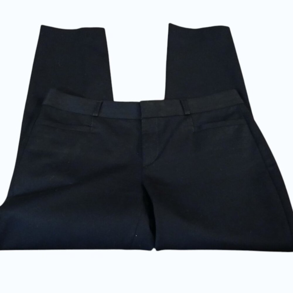 BANANA REPUBLIC Sloan Black Ankle Straight Leg Trousers - EUC - Picture 8 of 11